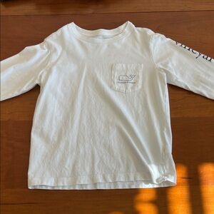 Vineyard Vines Kids Classic White Long Sleeve Tee